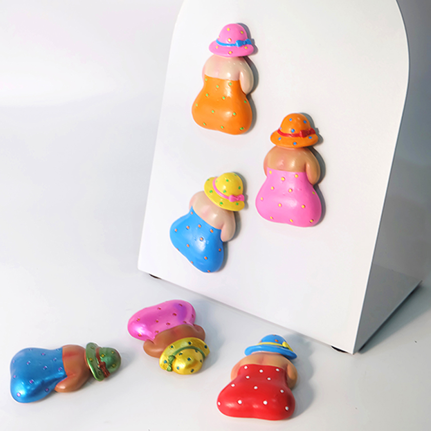 Swim Girl Polyresin Fridge Magnet