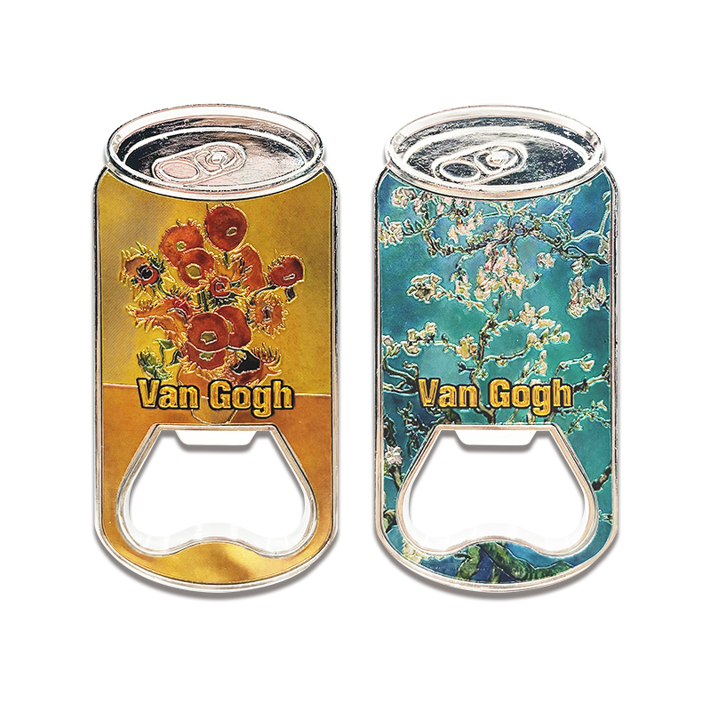 Zinc Alloy Bottle Opener Magnet