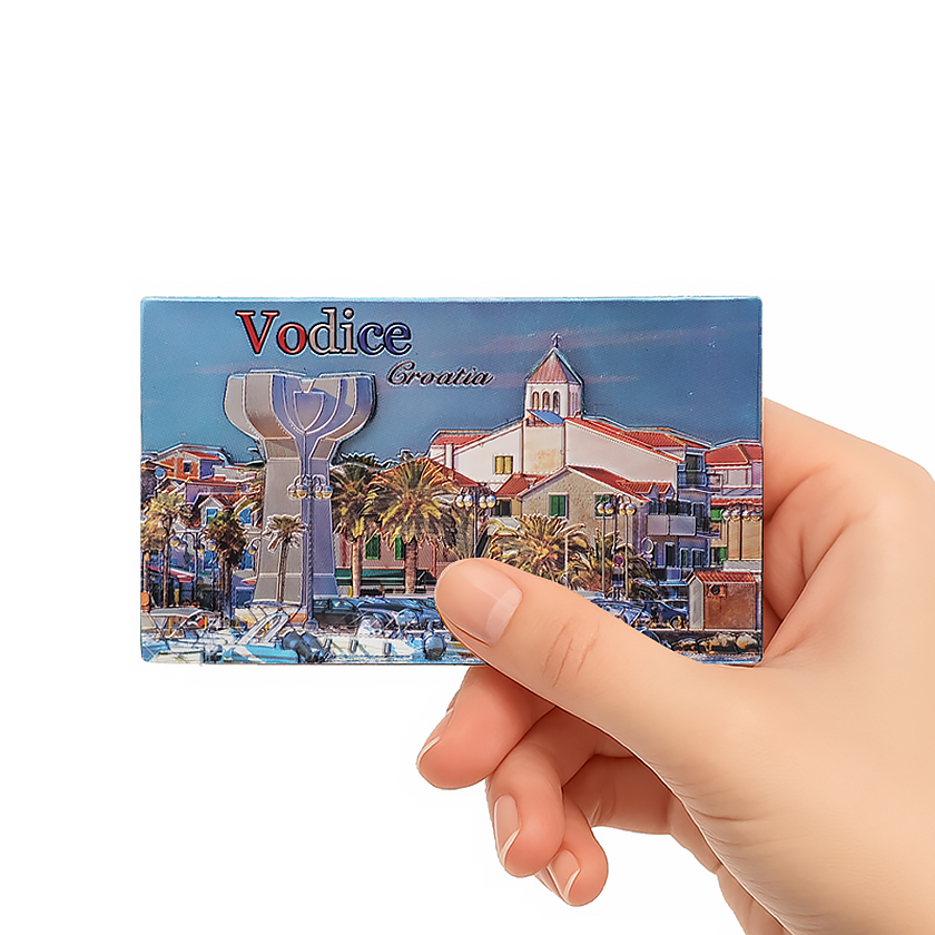 Croatia Epoxy Foil Fridge MAGNET