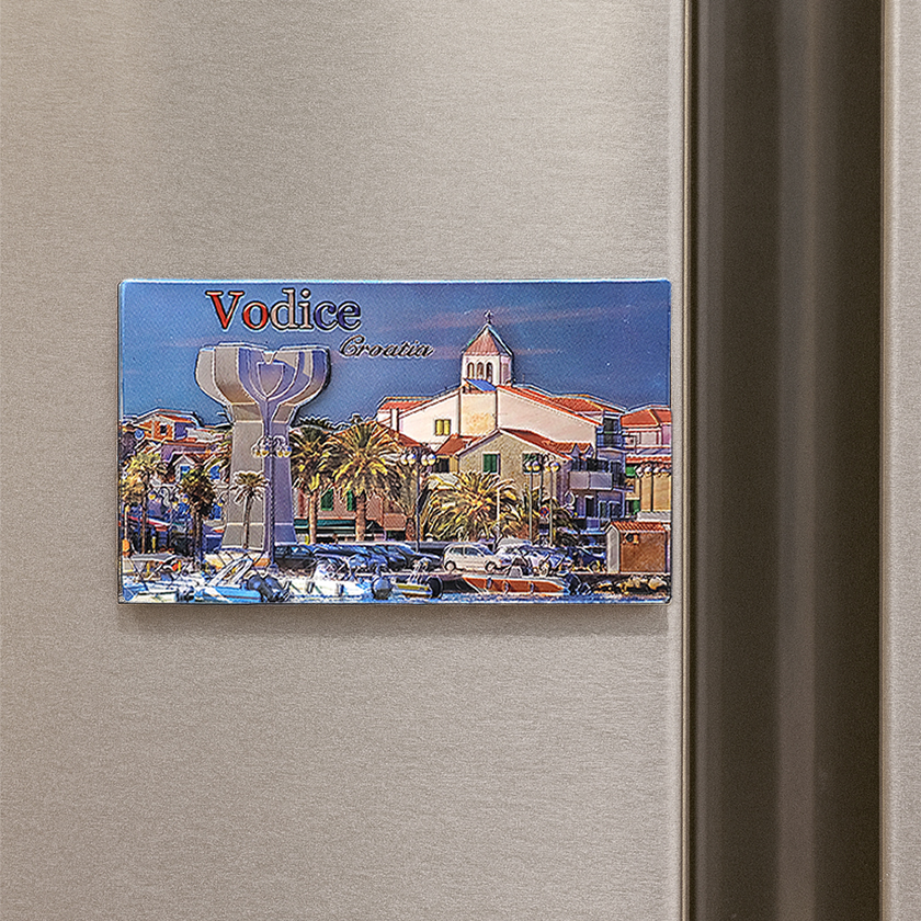 Croatia Epoxy Foil Fridge MAGNET